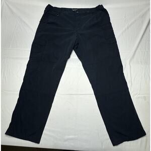 5.11 Tactical Men's Navy Blue Stretch Waist Cargo Work Pants - Size 44x33